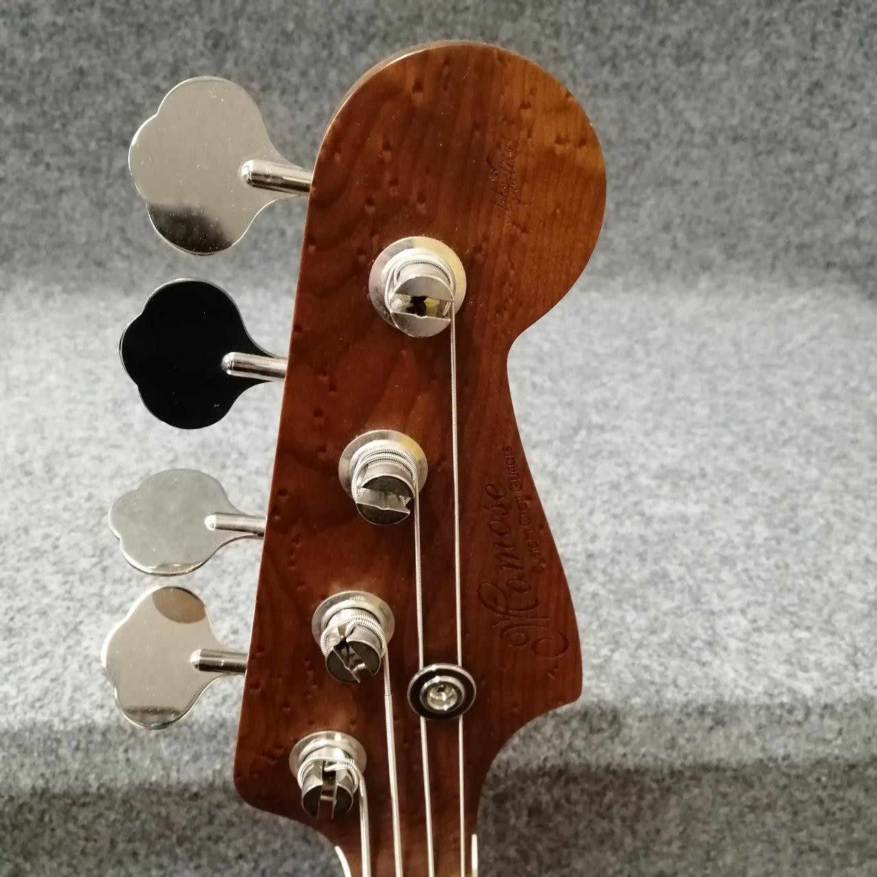 Momose MJB-TWBM/BM Thermo Birdseye Maple 1P Ash Jazz Bass Limited Edition JP
