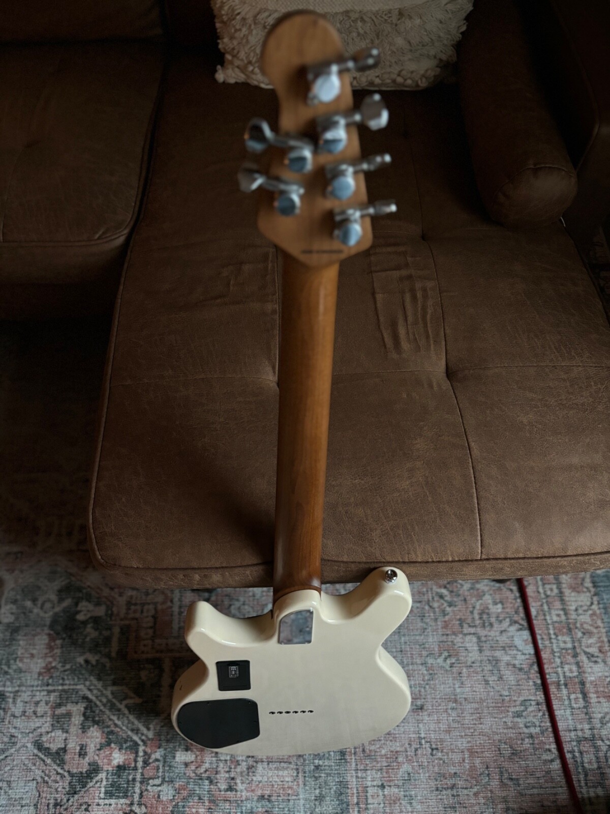 (Music man) valentine electric guitar. Cream everything works and is intact.