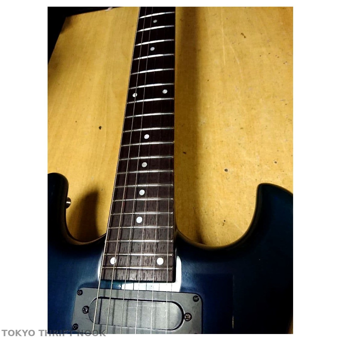 [Excellent] Kawai Z1 Electric Guitar Blue Rare 1980s Japan Vintage Solid Body