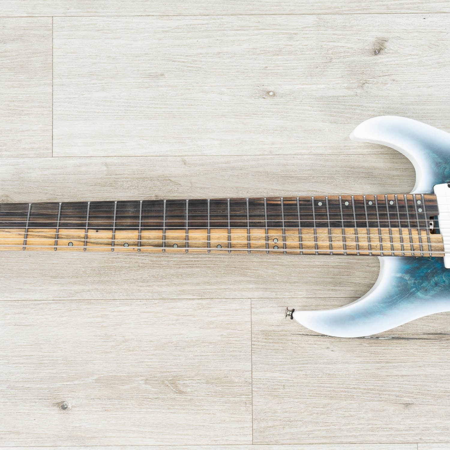 Legator N8FOD Ninja Overdrive Multi-Scale 8-String Guitar, Arctic Blue