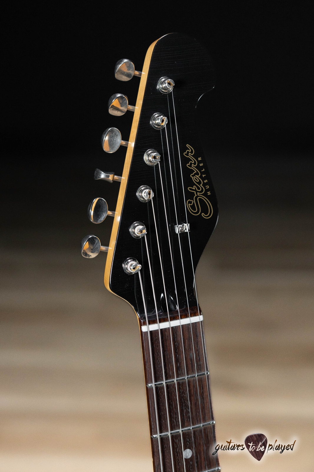 Starr Guitars Hustler Seymour Duncan HB Guitar w/ Case – Black Diamond Firemist