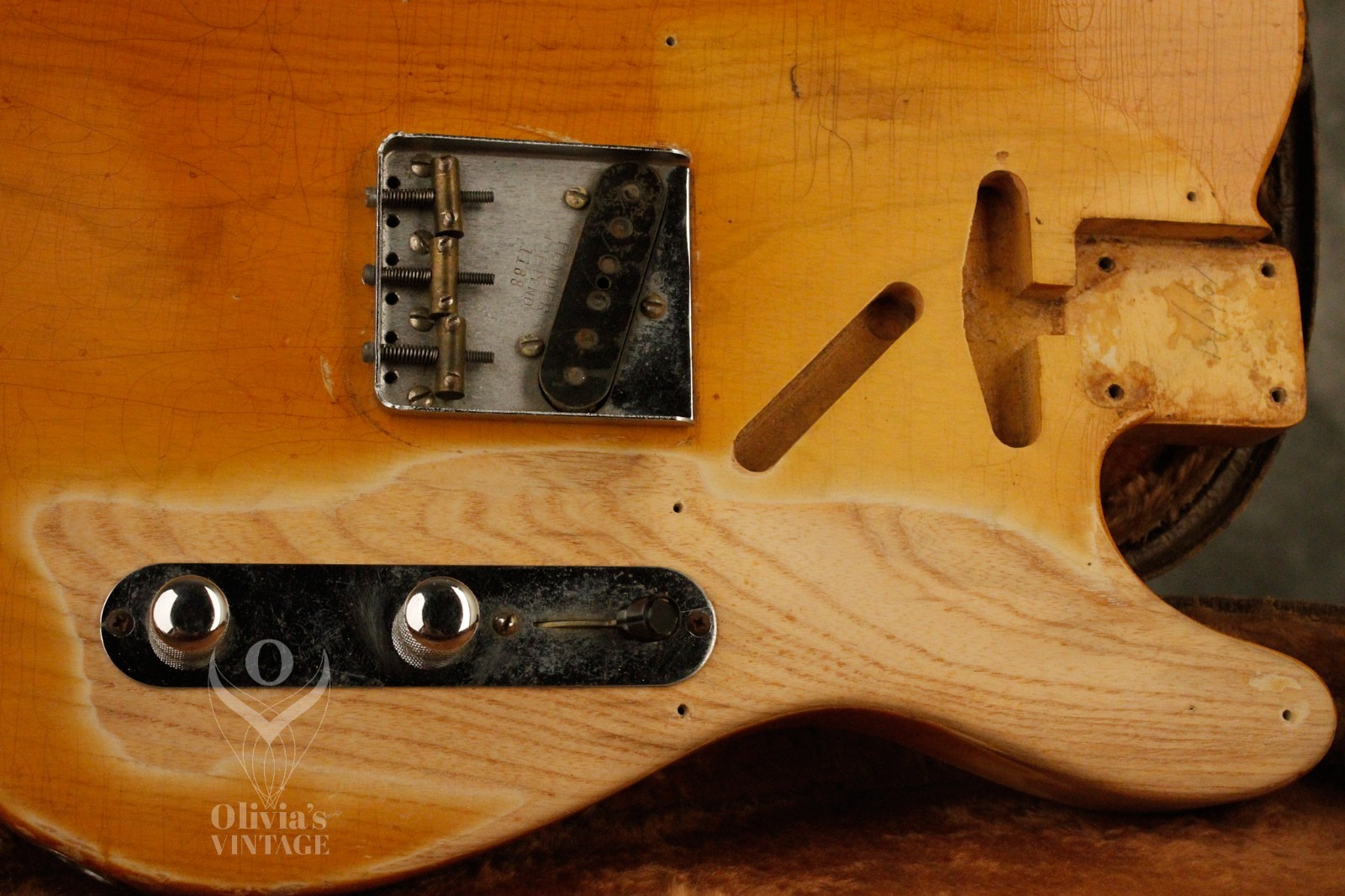 all original 1951 Fender ESQUIRE Blonde with orig. hardshell case