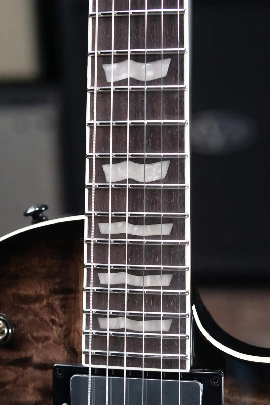 ESP LTD EC-400 QM Electric Guitar – See Thru Black Sunburst