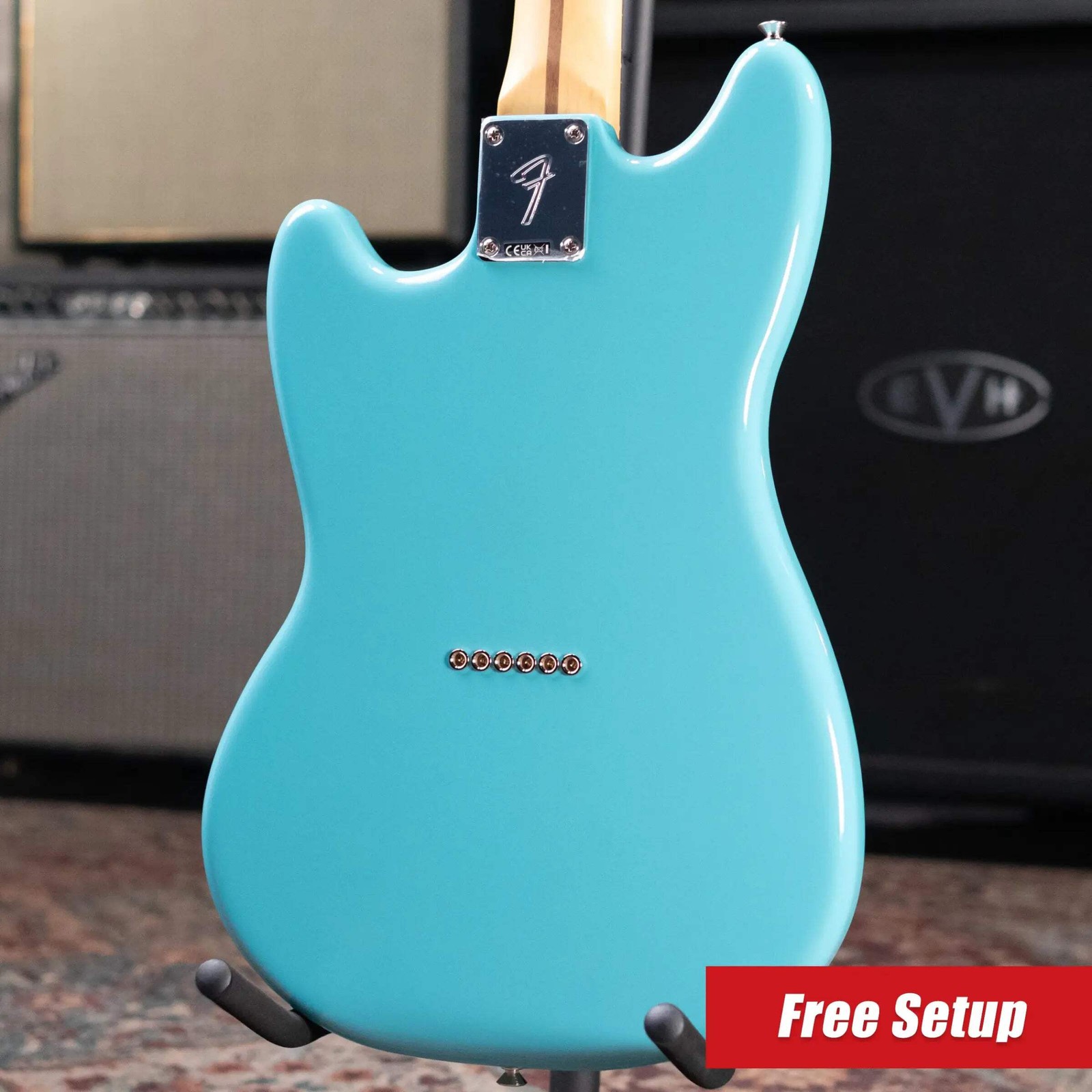 Fender Player II Mustang Electric Guitar – Aquatone Blue