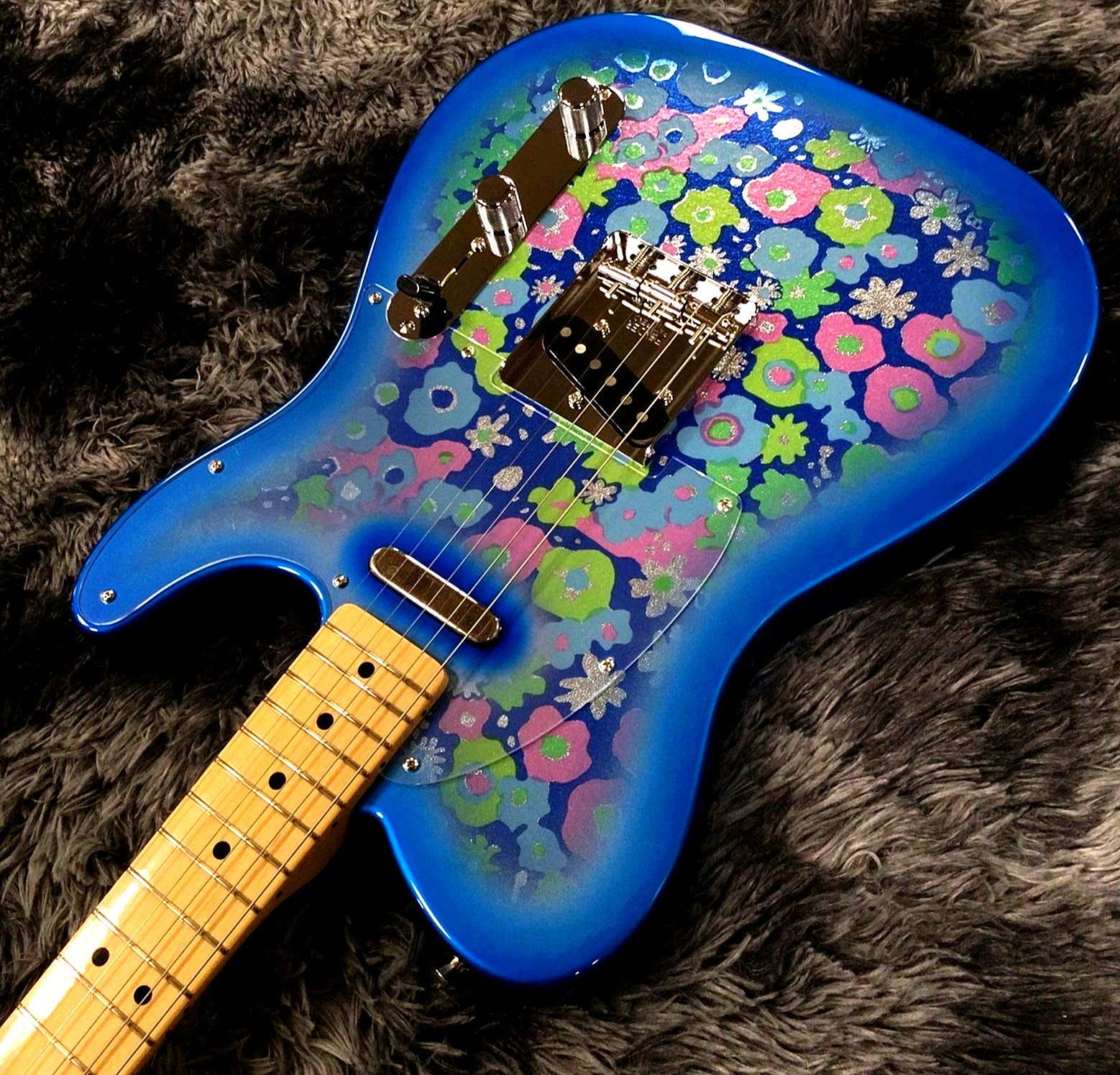 Fender Made in Japan Limited Telecaster Blue Flower 2025 Limited Model Guitar