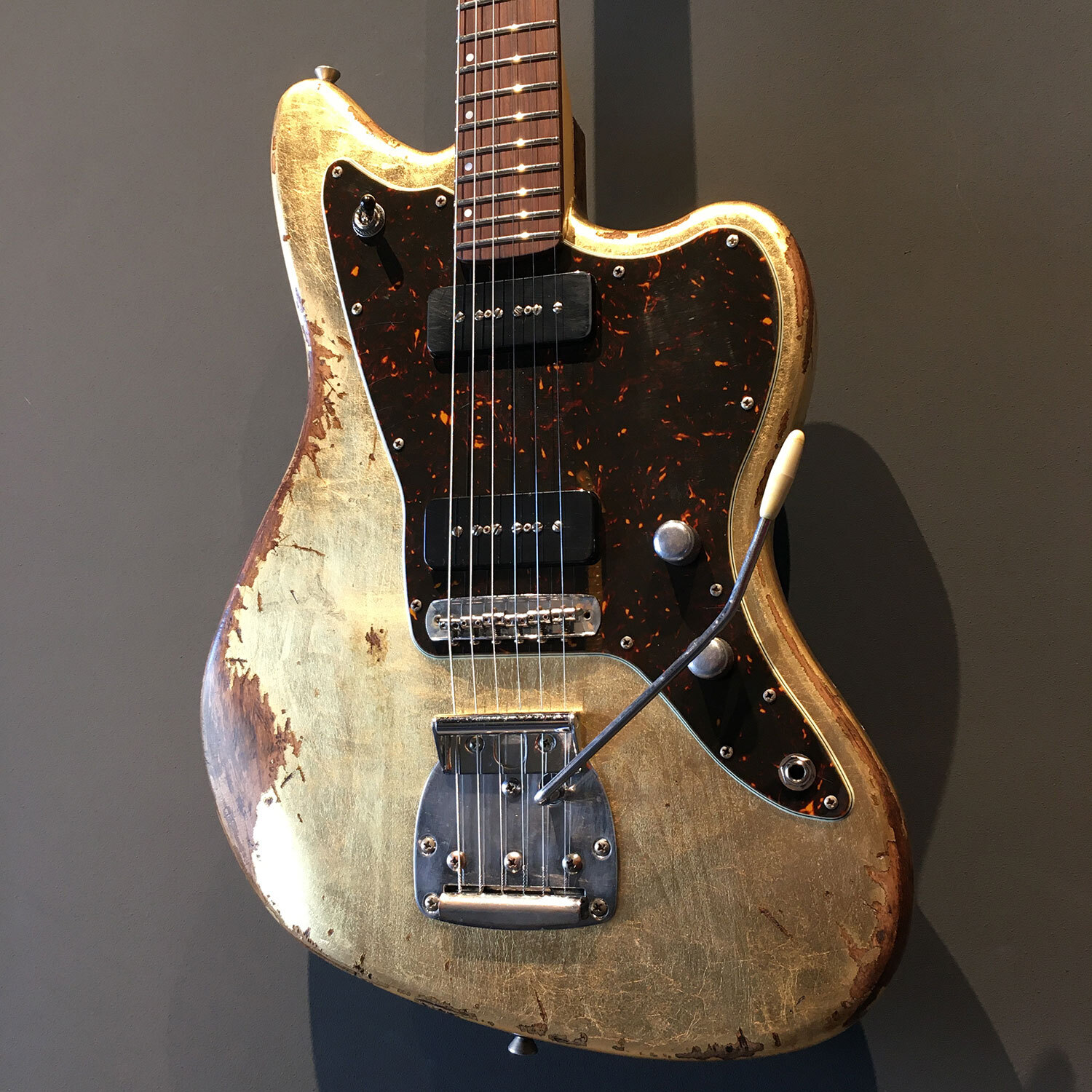 FRANCHIN Neptune guitar Relic Aged METALLIC LEAF JM-type *MADE TO ORDER