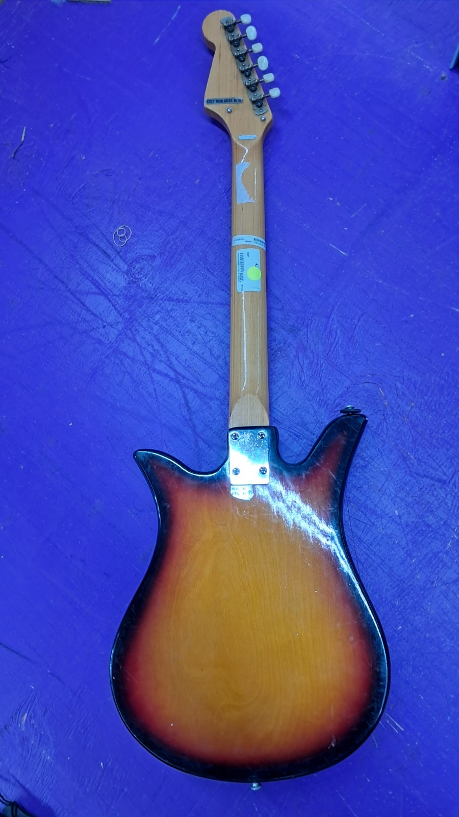 Teisco Tulip Sunburst 6-String Right-Handed Electric Guitar