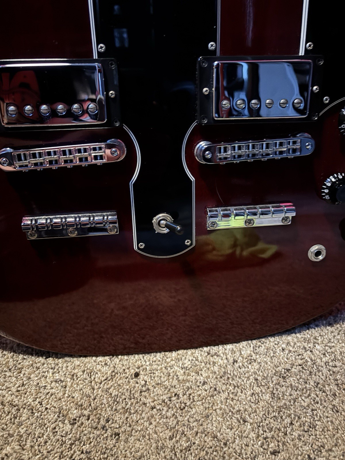 1992 Gibson EDS-1275 Double Neck SG Cherry Red with Original Hardshell Case