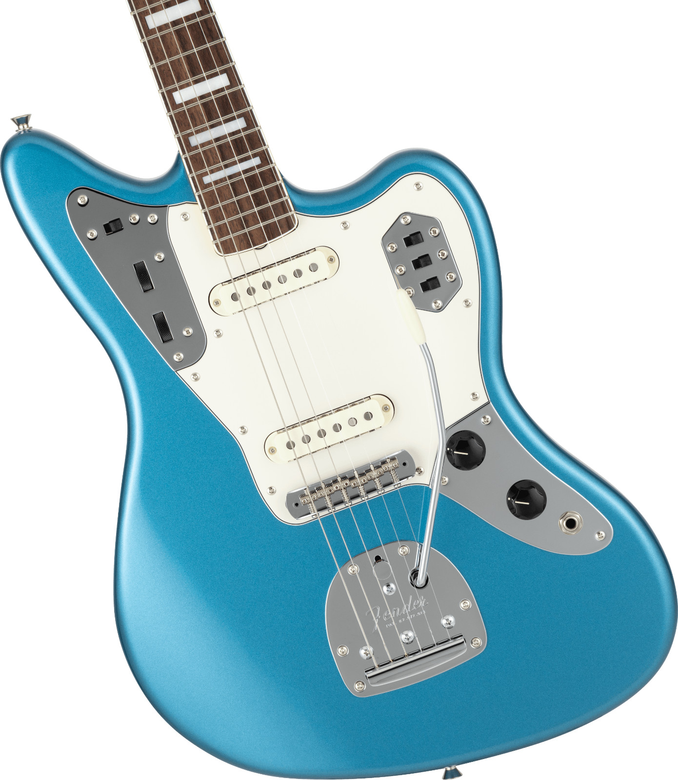 Fender Made in Japan Traditional Late 60s Jaguar Lake Placid Blue Guitar