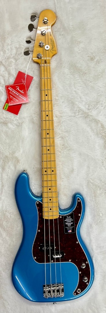 Fender American Professional Classic Precision Bass, Faded Lake Placid Blue