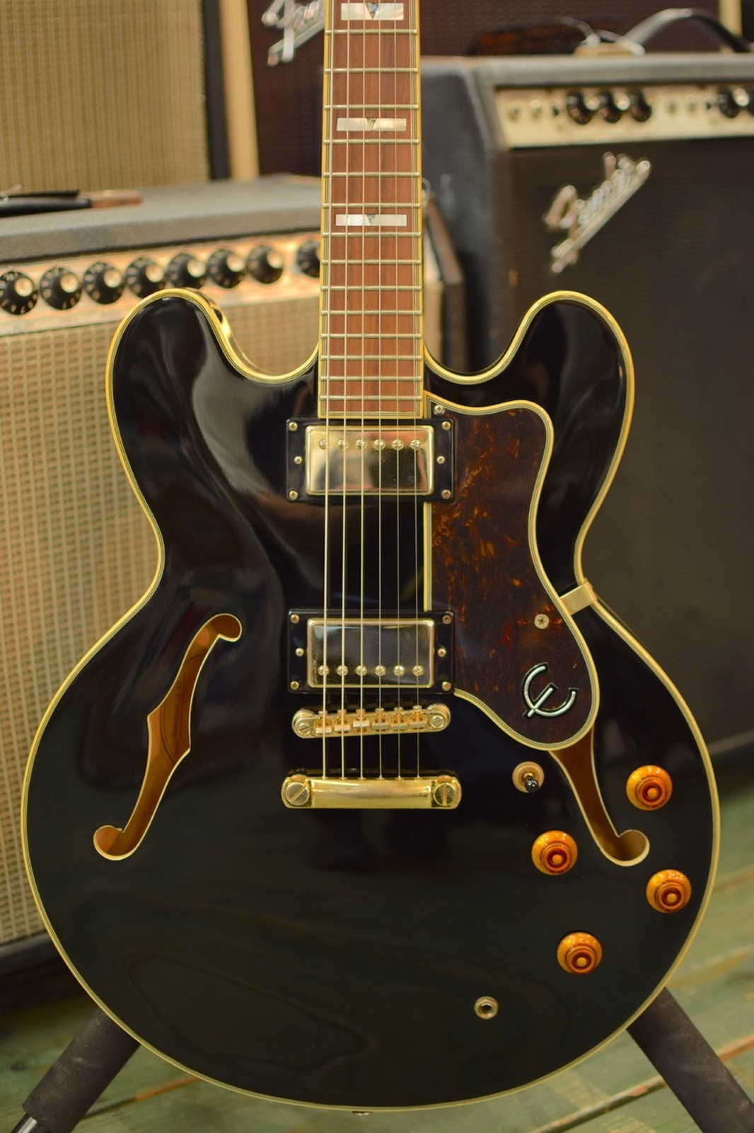 Epiphone SHERATON II Used 2013 Maple Body Maple Neck Rosewood Fingerboard Ebony