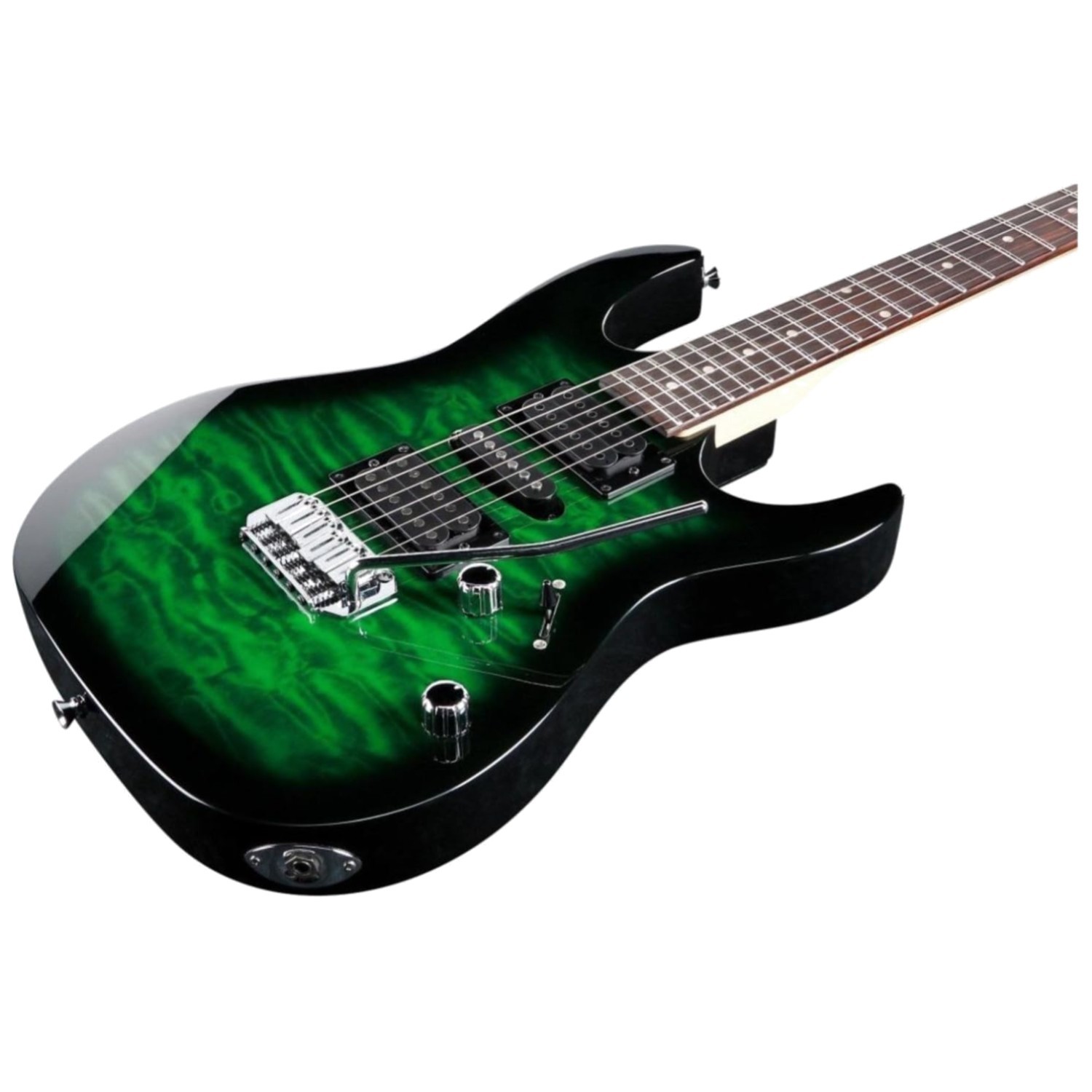 Transparent Emerald Burst Guitar – Infinity R Pickups