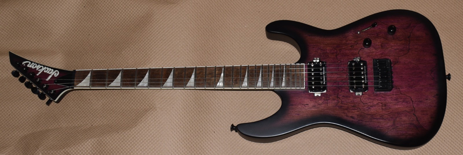 JACKSON X SERIES SOLOIST ELECTRIC GUITAR SEYMOUR DUNCAN MAPLE?