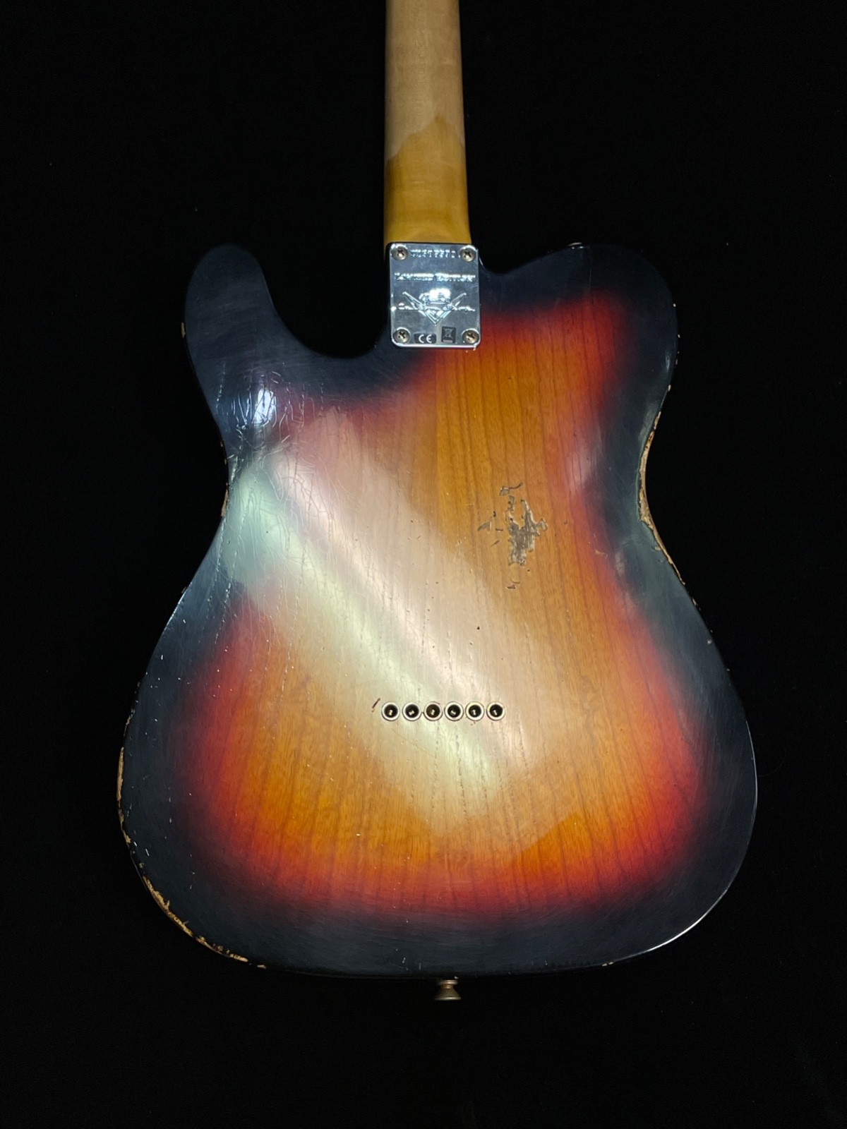Fender Custom Shop Limited-edition 1964 “Bobbed” Telecaster Thinline Relic 3TSB