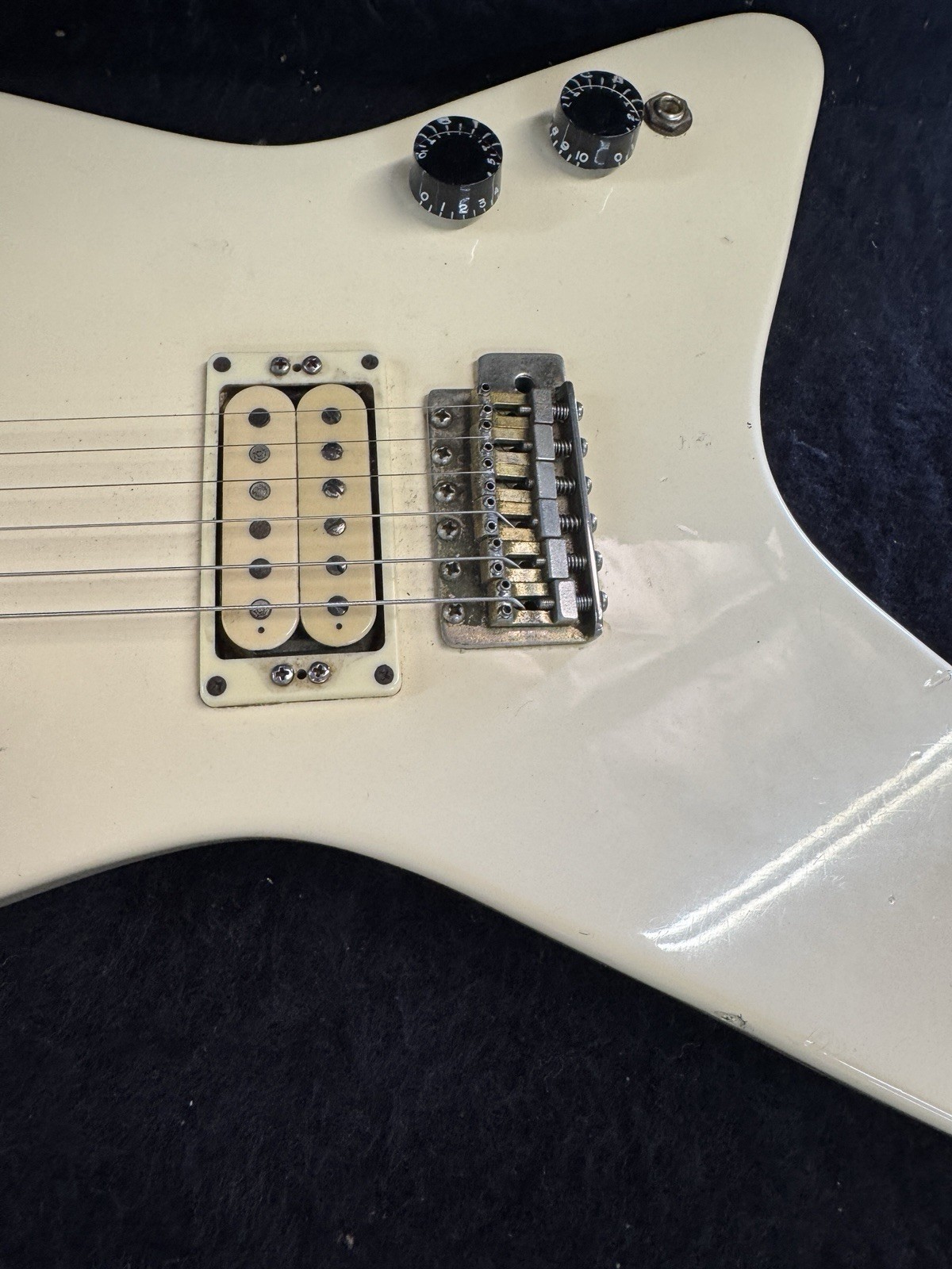 1982 Kramer Voyager Electric Guitar w/ Original Case, Strap, Low Serial #
