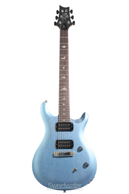 PRS SE CE24 Standard Satin Stoptail Electric Guitar – Ice Blue Metallic