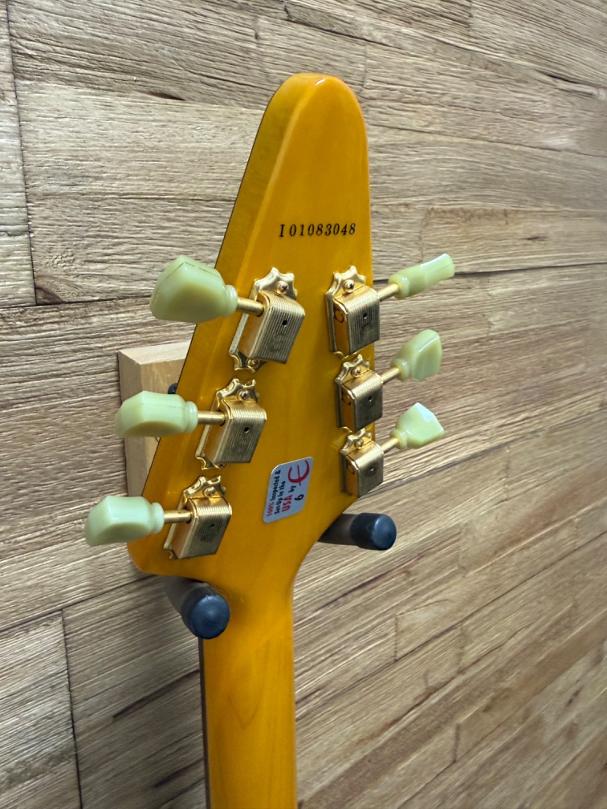 Epiphone ’58 Korina Flying V Electric Guitar- 2001- MIK -6lbs 4oz w/OHSC