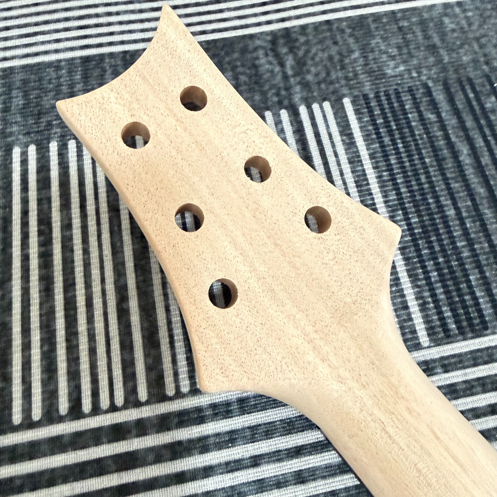 Unfinished PRS DIY Guitar Kit with Bird Inlay, Tremolo Bridge & Humbucker Pickup