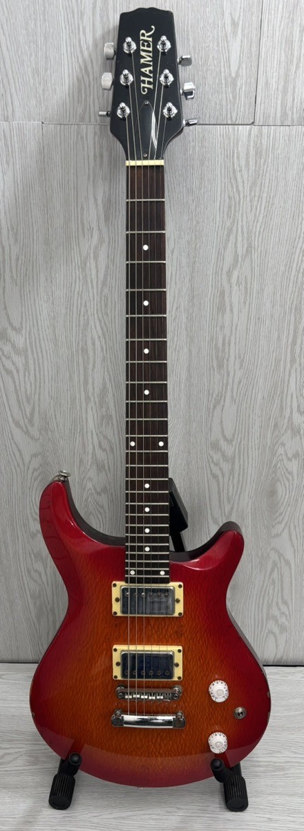 Hamer Stellar 1 Electric Guitar Cherry Sunburst (A1G012687)