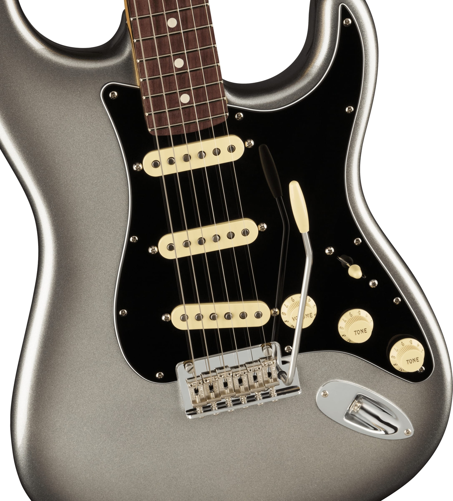 Fender American Professional II Stratocaster – Mercury with Rosewood Fingerboard