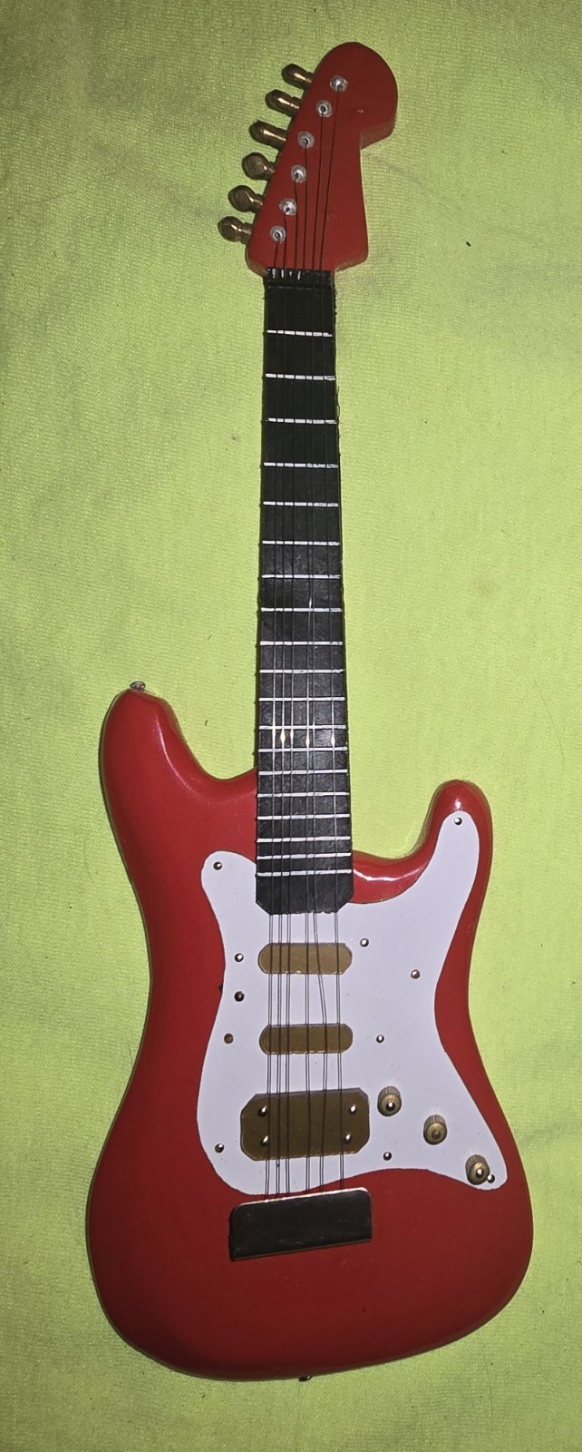 VTG Wooden Salesman Sample Electric Guitar 9 1/4 Inches