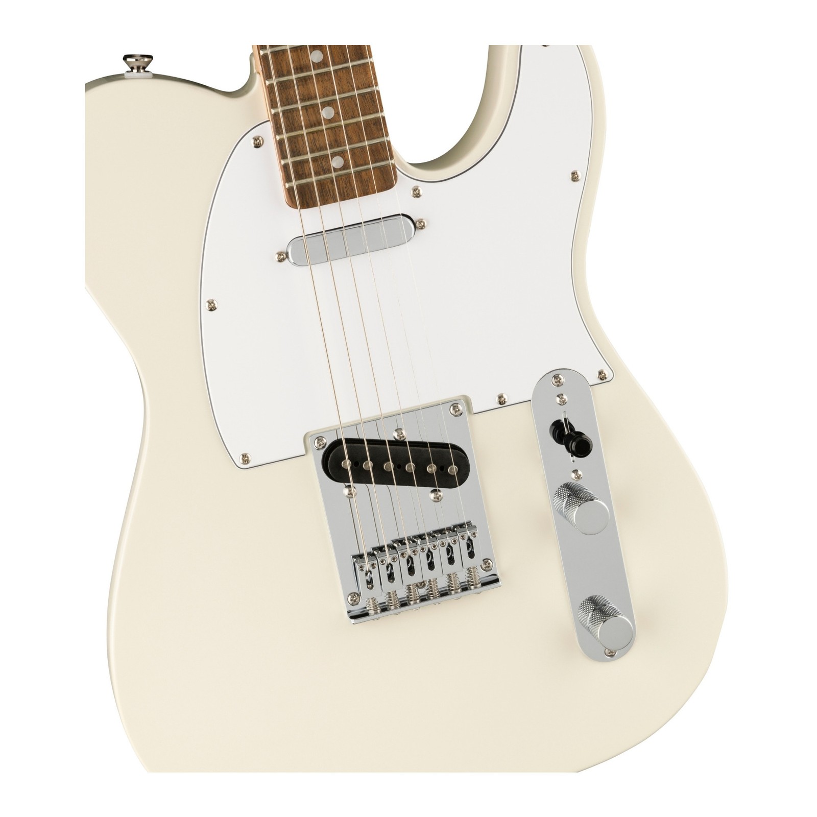 Squier Affinity Series Telecaster Electric Guitar (Olympic White) with Gig Bag