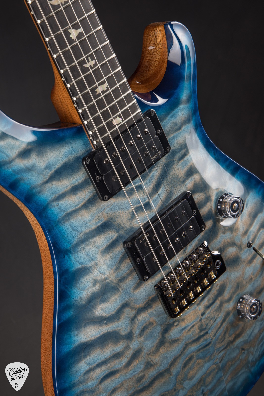 PRS Custom 24 Artist Top – Faded Indigo Blue Burst