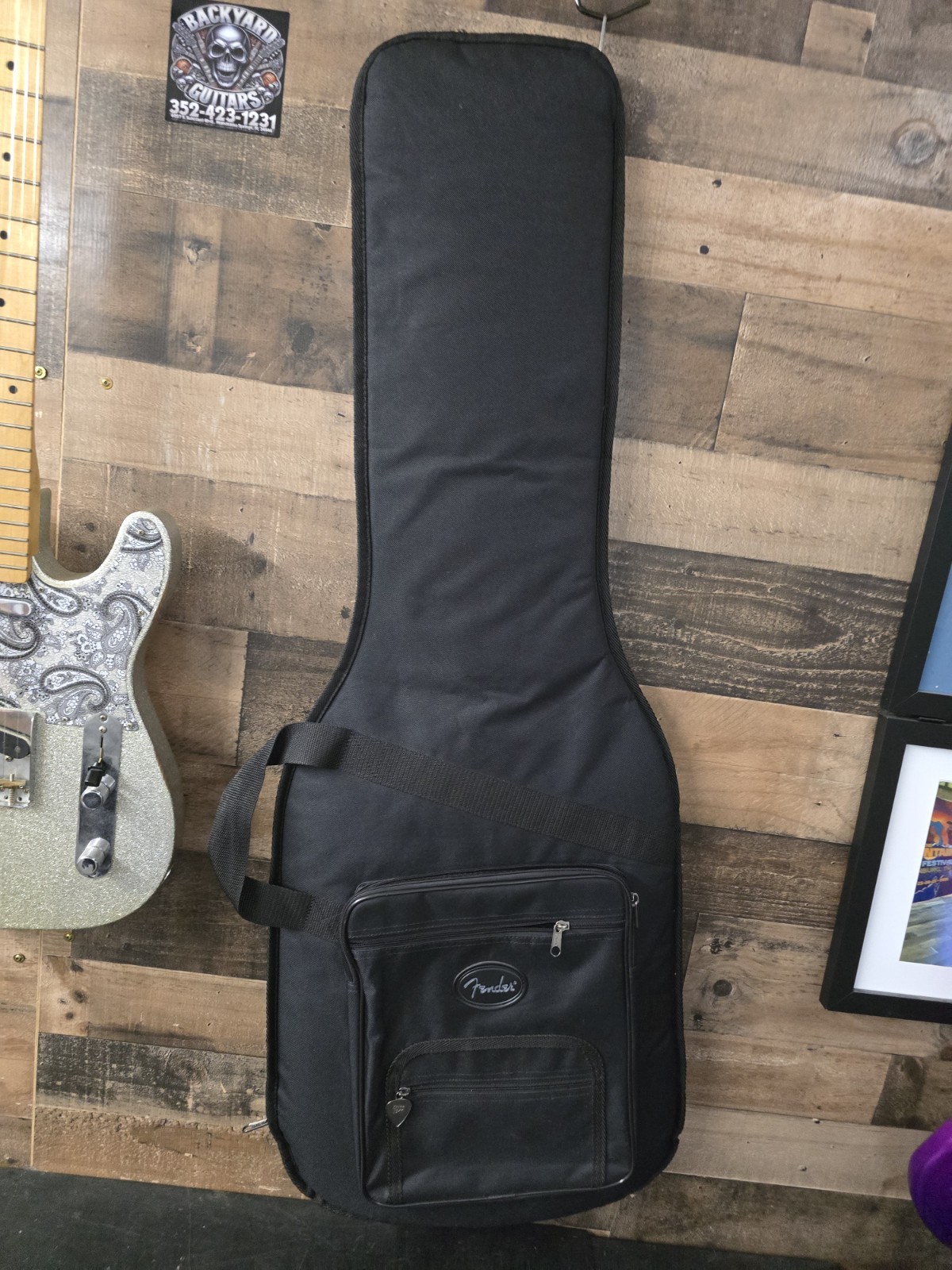 2017 Fender Brad Paisley Road Worn Telecaster Maple Silver Sparkle Guitar W/ Bag