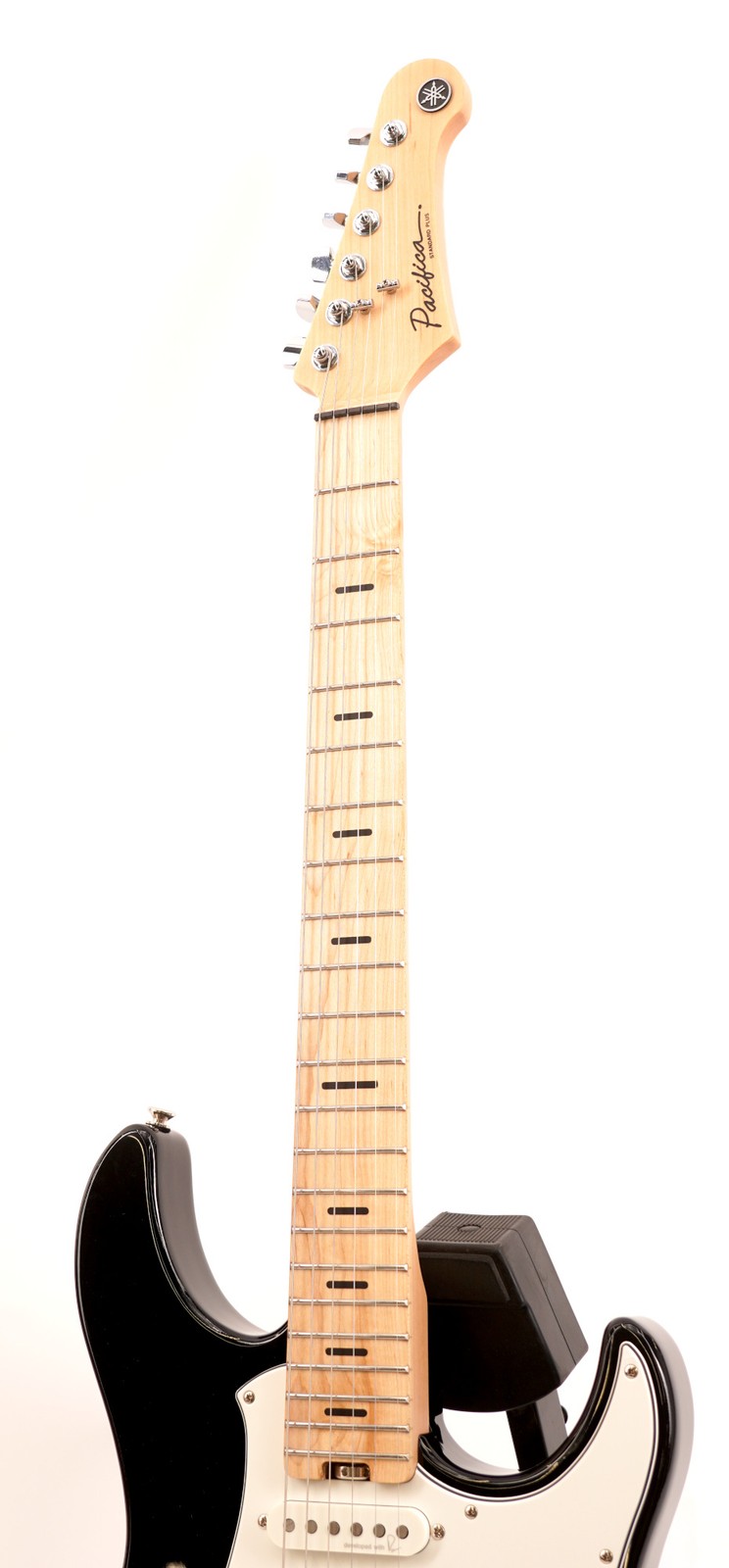 Yamaha Pacifica Standard Plus 6-String Solid-Body Electric Guitar, Maple, Black
