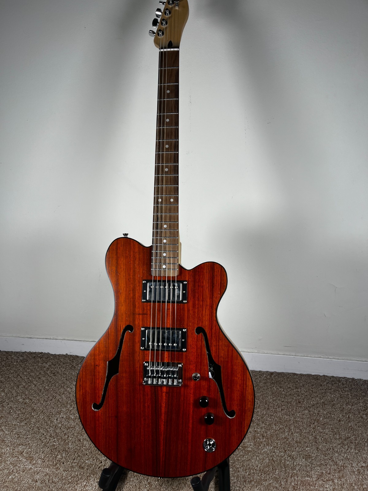 Catalyst – Semi-Hollow Electric Guitar – FREE HARDCASE & SHIP(ES225/Tele hybrid)