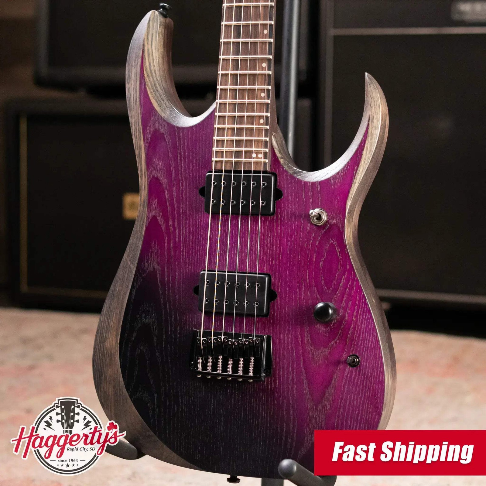 Ibanez RGD621AHMNF Standard Electric Guitar – Midnight Shade Fade