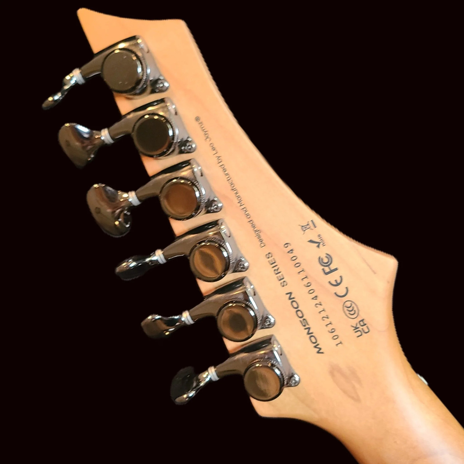 Leo Jaymz Monsoon Series Electric Guitar — Burl Resin Top, Dual Humbuckers