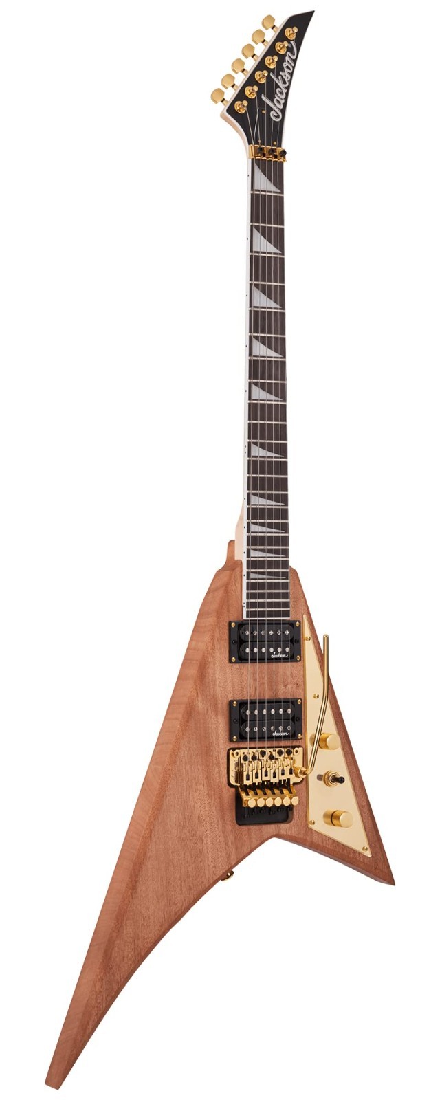 Jackson JS Series Rhoads MAH JS32 Electric Guitar – Natural w/ Instrument Cable