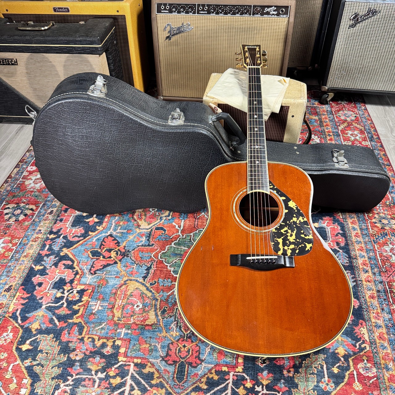 *Video* Yamaha Custom Shop Luxury Line LL31B 1997 All Solid Woods w/Tags & HSC