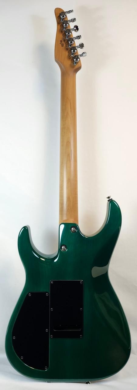 Tom Anderson Angel, Flame Maple Top, Ziricote FB, HC1/HC2+, Cajun Key Lime to Te