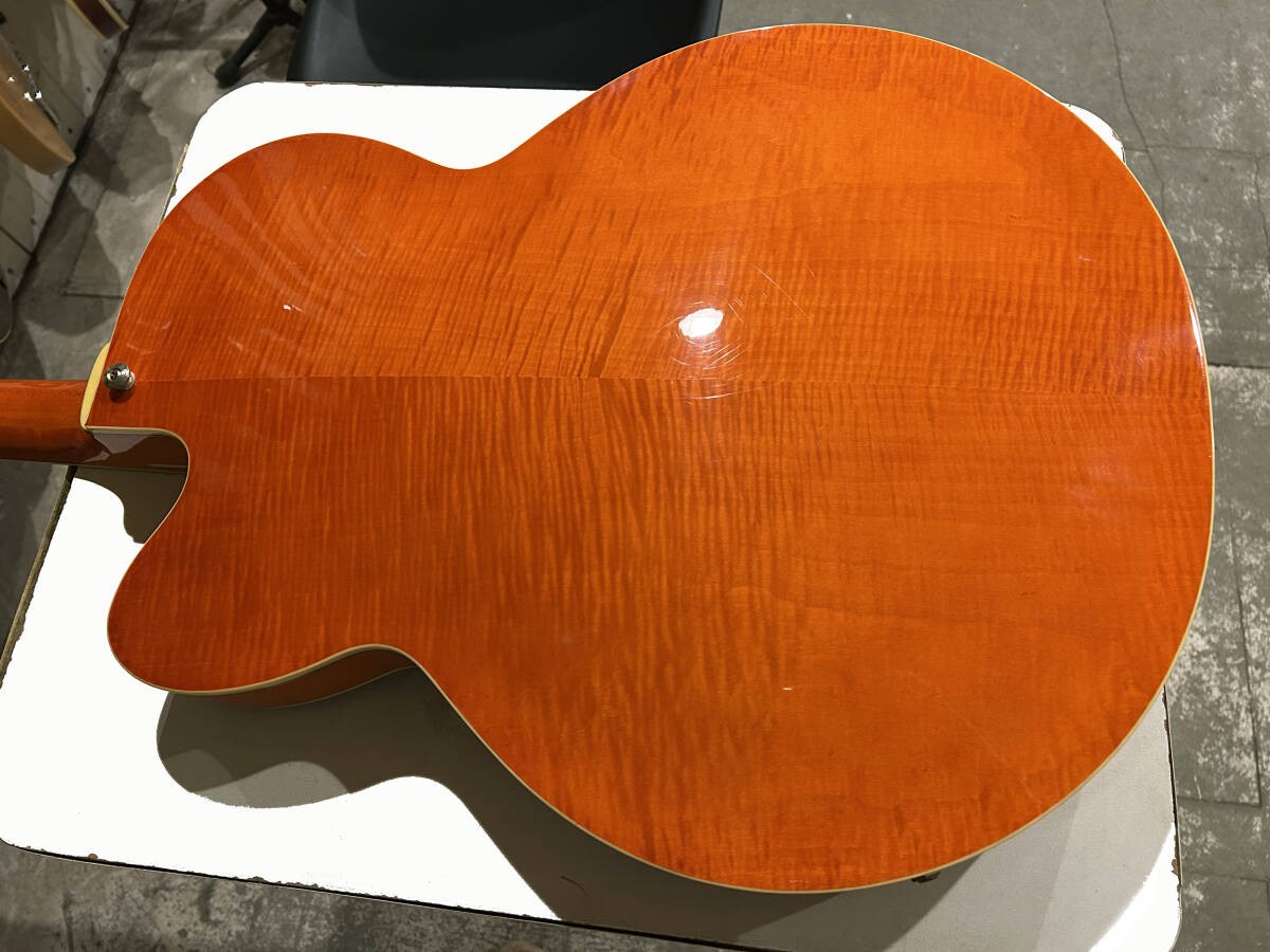 Rare Yamaha 1993 Aes-1500 Flame Maple Cool Rockabilly Semi-Acoustic Full Aco Mad
