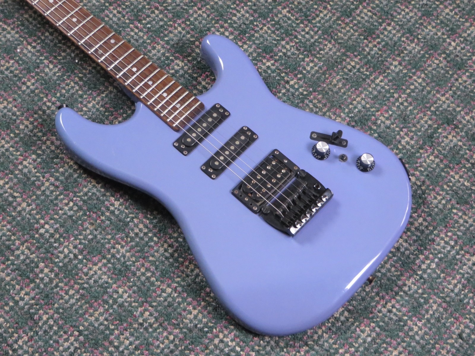 1987 B.C. Rich Platinum Series ST-3 Grape! w/Gibson Dirty Fingers! w/gigbag