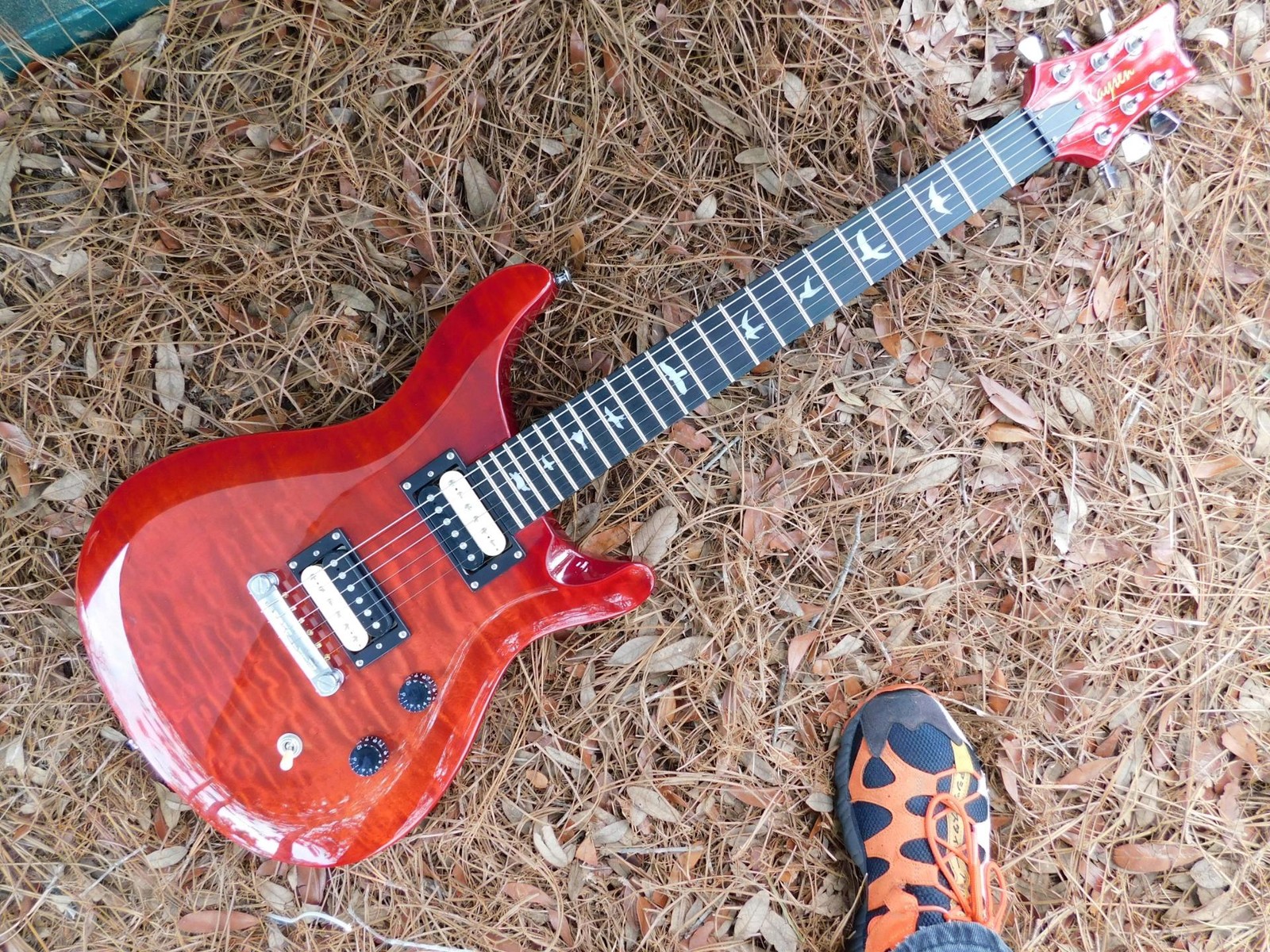 Kaysen Set Neck PRS ,Hot Zebra Humbuckers,Coil Spitting, Capacitor Upgrade, Cool