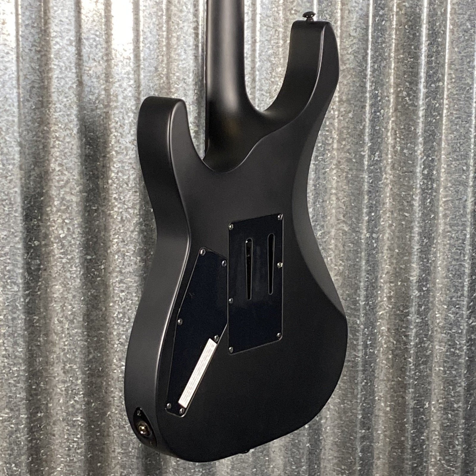 ESP LTD M-BLK Black Metal Black Satin Guitar MBKMBLKS #0865 Used