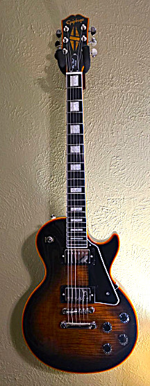 Epiphone Les Paul Custom Electric Guitar Orange Burst
