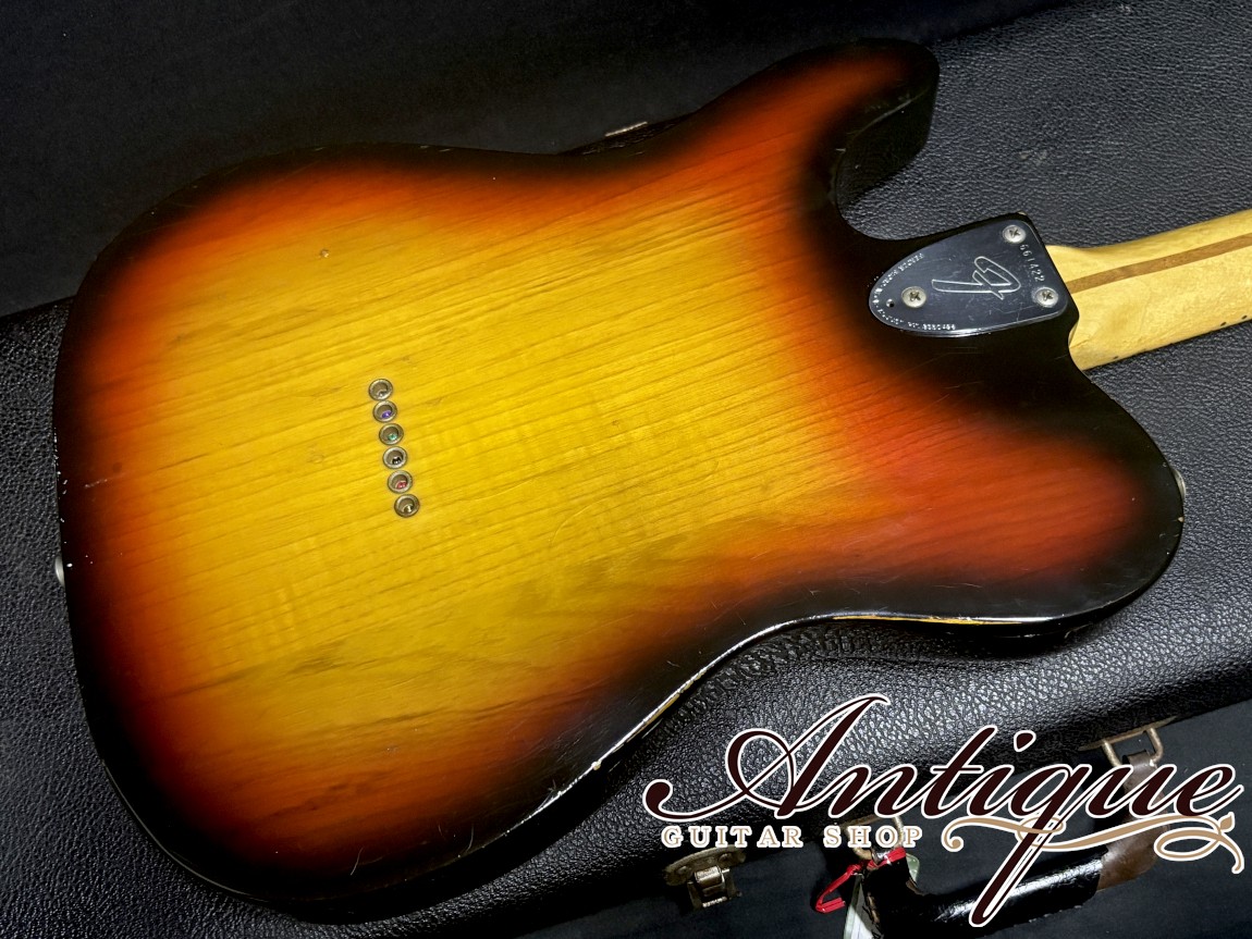 Fender Telecaster Custom 1974-75 Sunburst Ash Body&1P Maple Neck Light Weight 3.