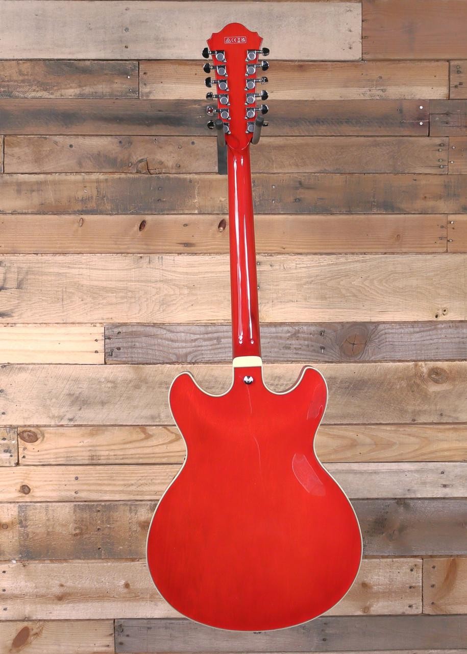 Ibanez AS7312 12-String Semi-Hollowbody Guitar Transparent Cherry Red