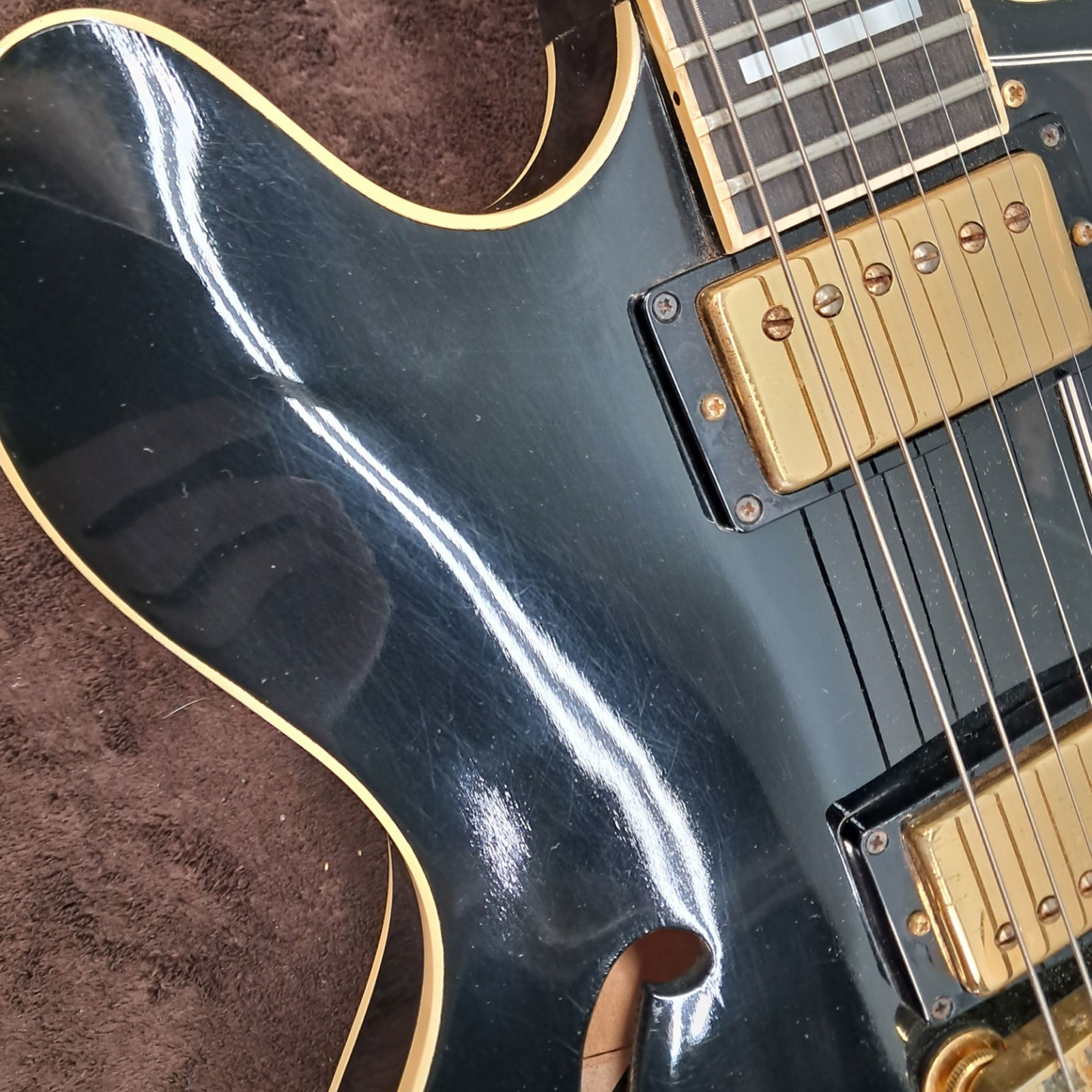 Gibson 1979 ES-347TD Ebony w/OHSC (014) USED