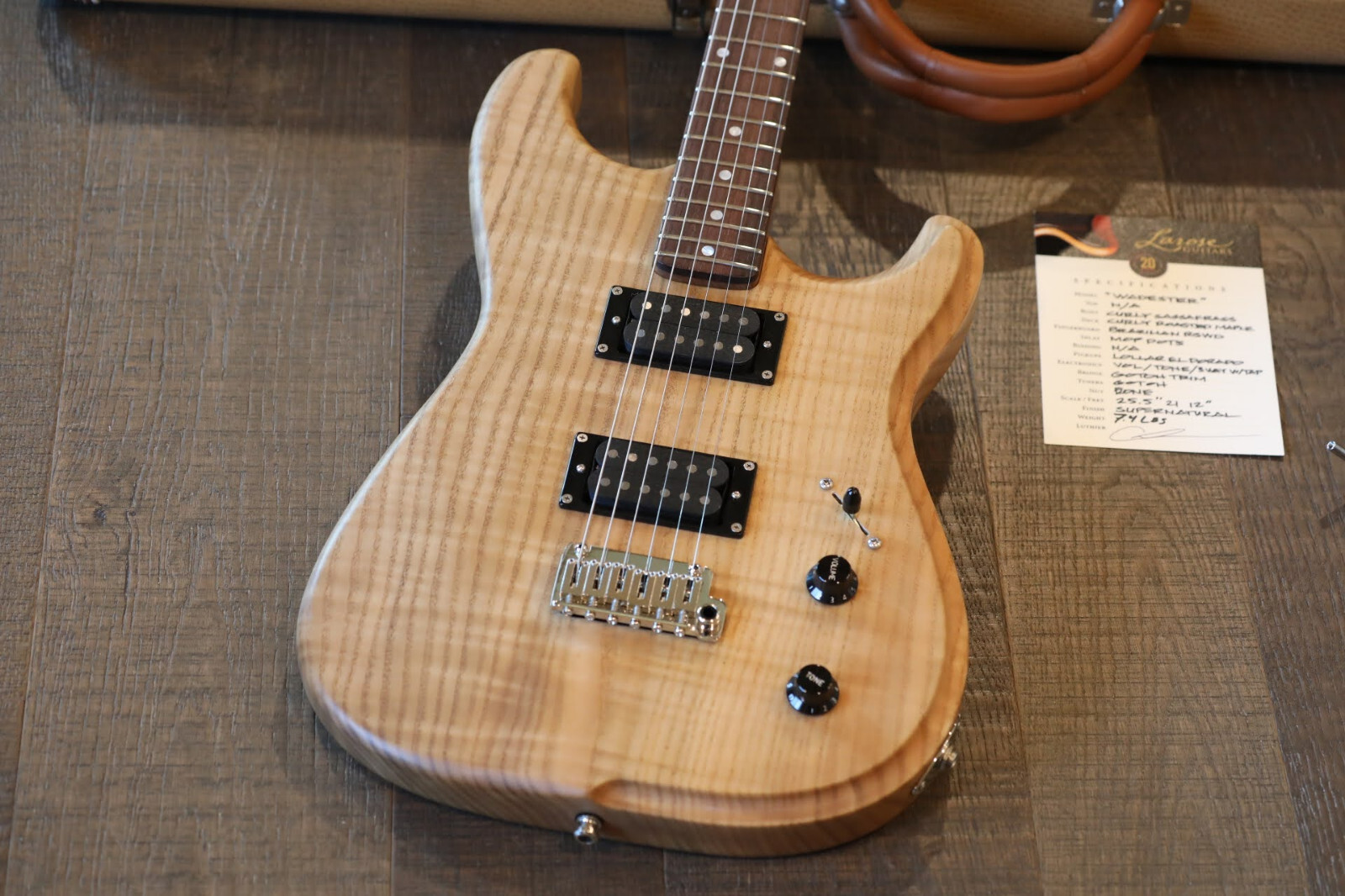 MINT! LaRose Guitars “Wadester” Supernatural w/ Brazilian Board + OHSC & Papers