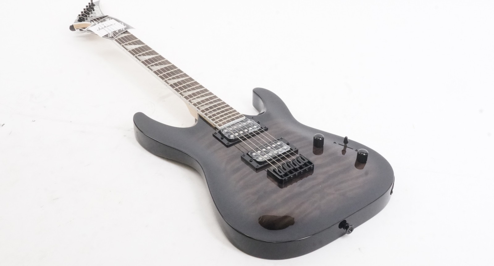 Jackson JS Series Dinky Arch Top JS32Q DKA HT Guitar (Transparent Black Burst)