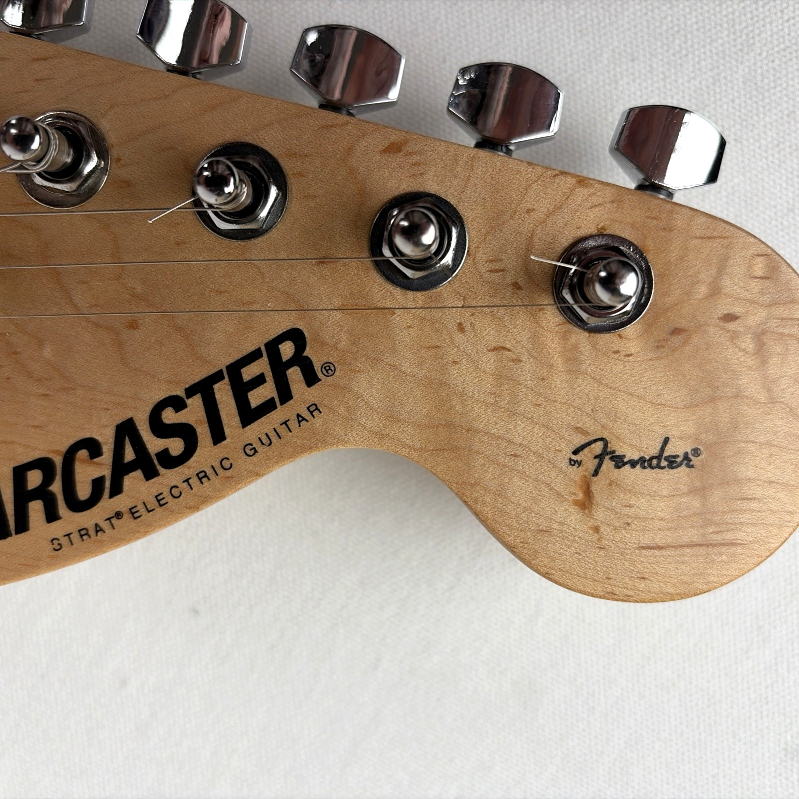 Metallic Black Starcaster Strat by Fender Electric Guitar ~ With Gig Bag ~ Nice