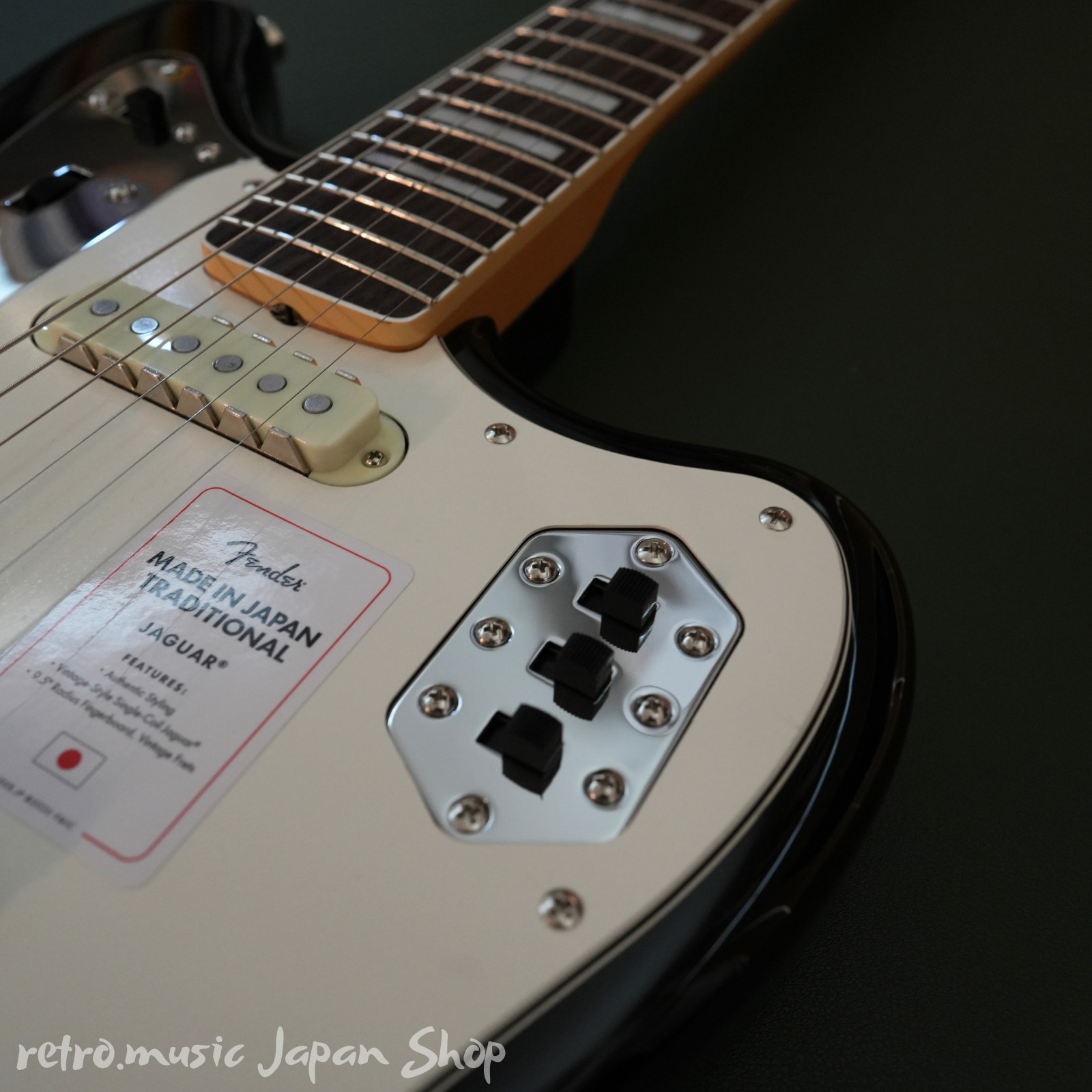 Fender Made in Japan Traditional Late 60s Jaguar Rosewood Black