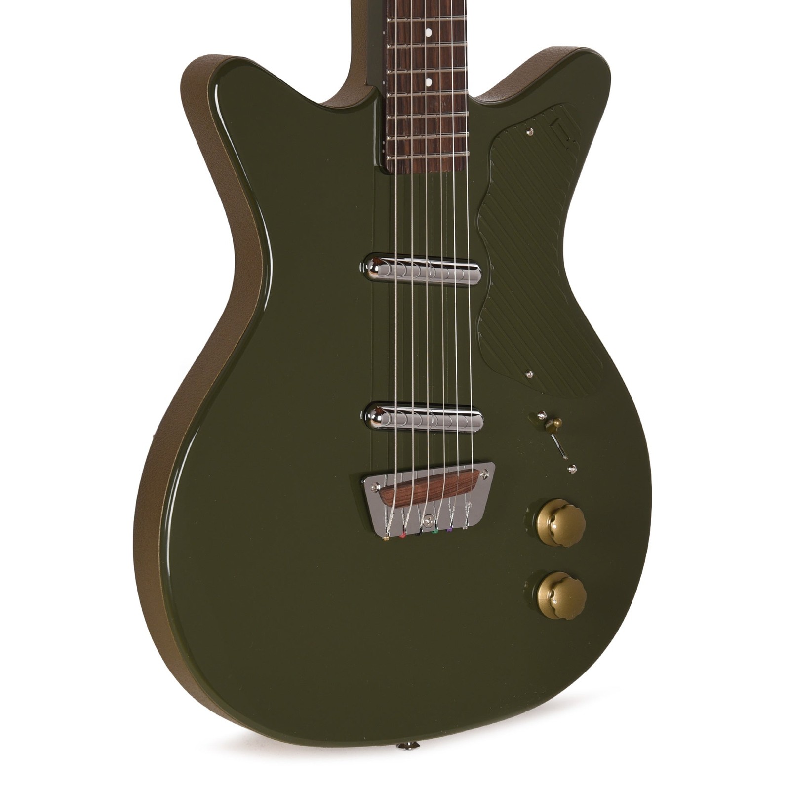 Danelectro Dan O Cool Baritone Electric Guitar – Green (Open Box)