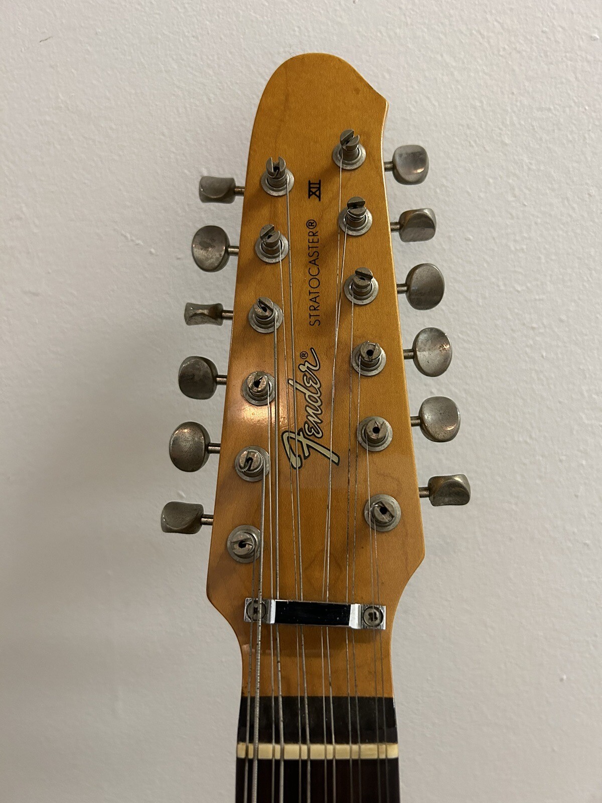 1990 Fender Japan Stratocaster XII 12-String Electric Guitar Olympic White