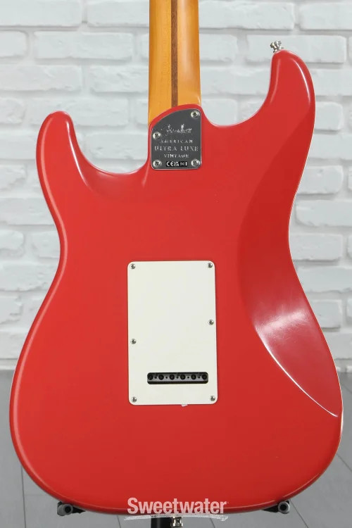 Fender American Ultra Luxe Vintage ’60s Stratocaster HSS Electric Guitar –